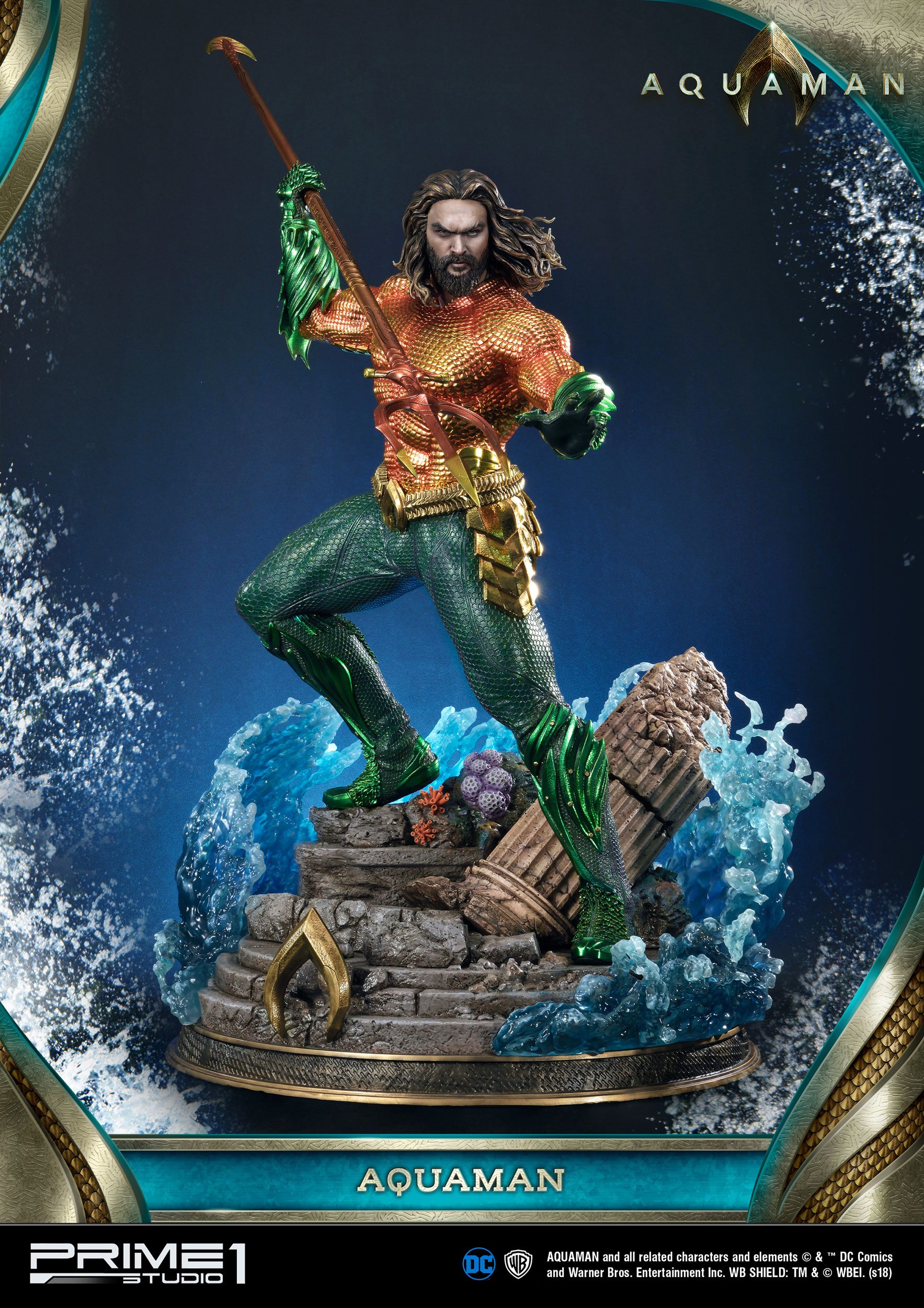 Aquaman Statue Aquaman 88 cm Cartoon Doll Toys