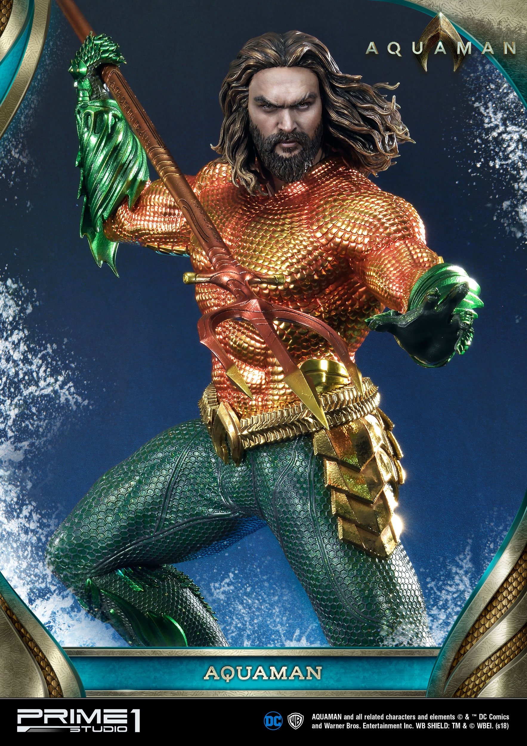 Aquaman Statue Aquaman 88 cm Cartoon Doll Toys