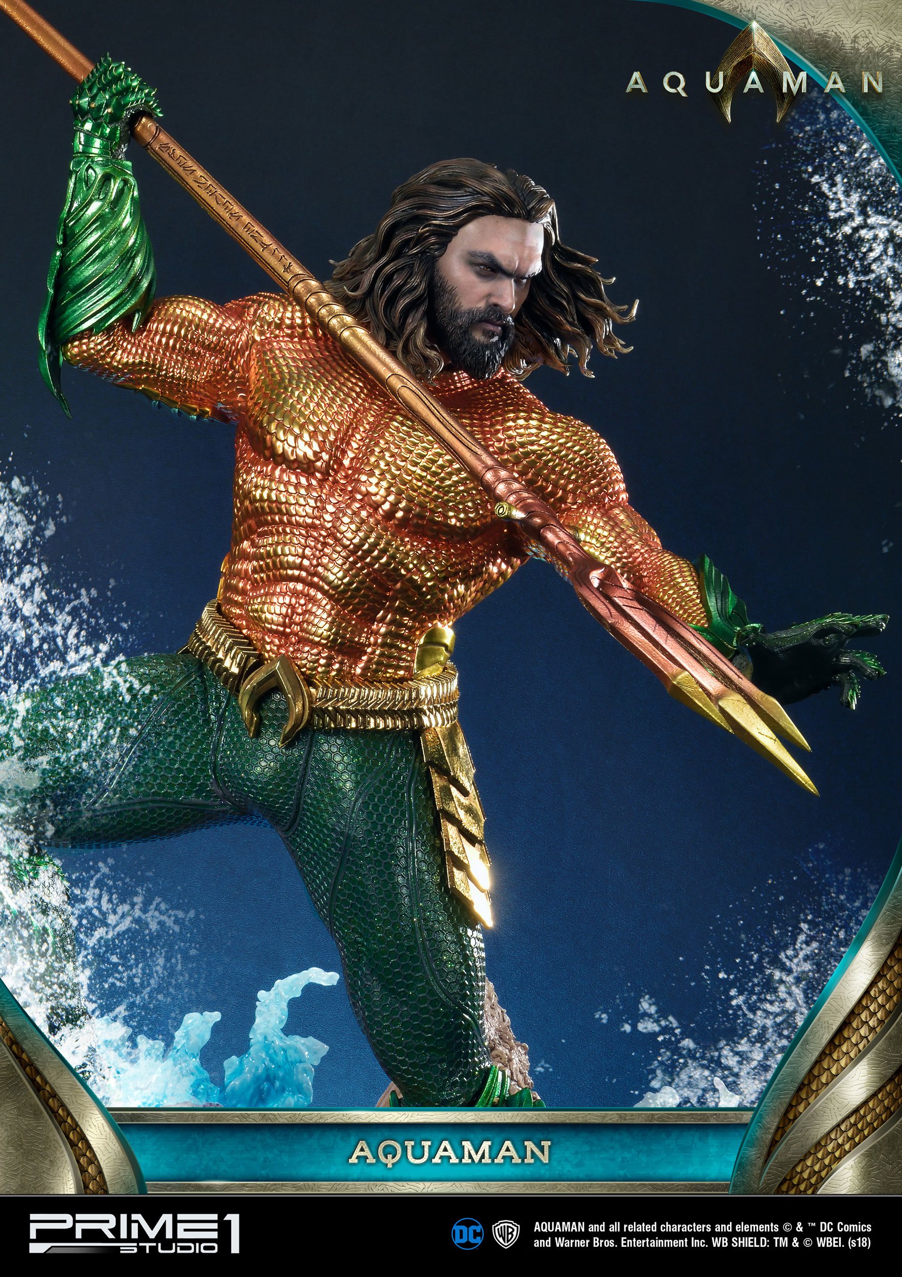 Aquaman Statue Aquaman 88 cm Cartoon Doll Toys