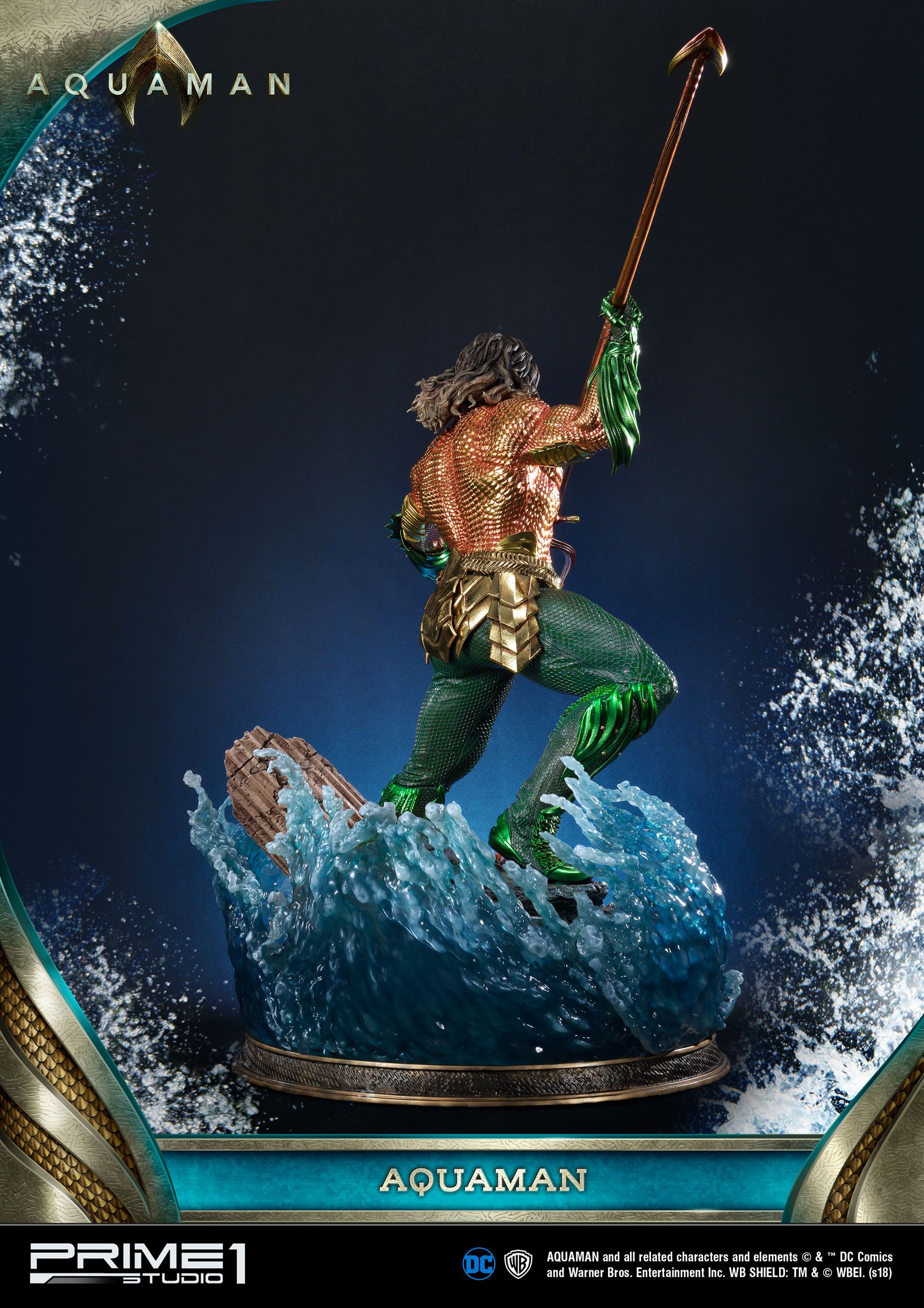 aquaman movie statues