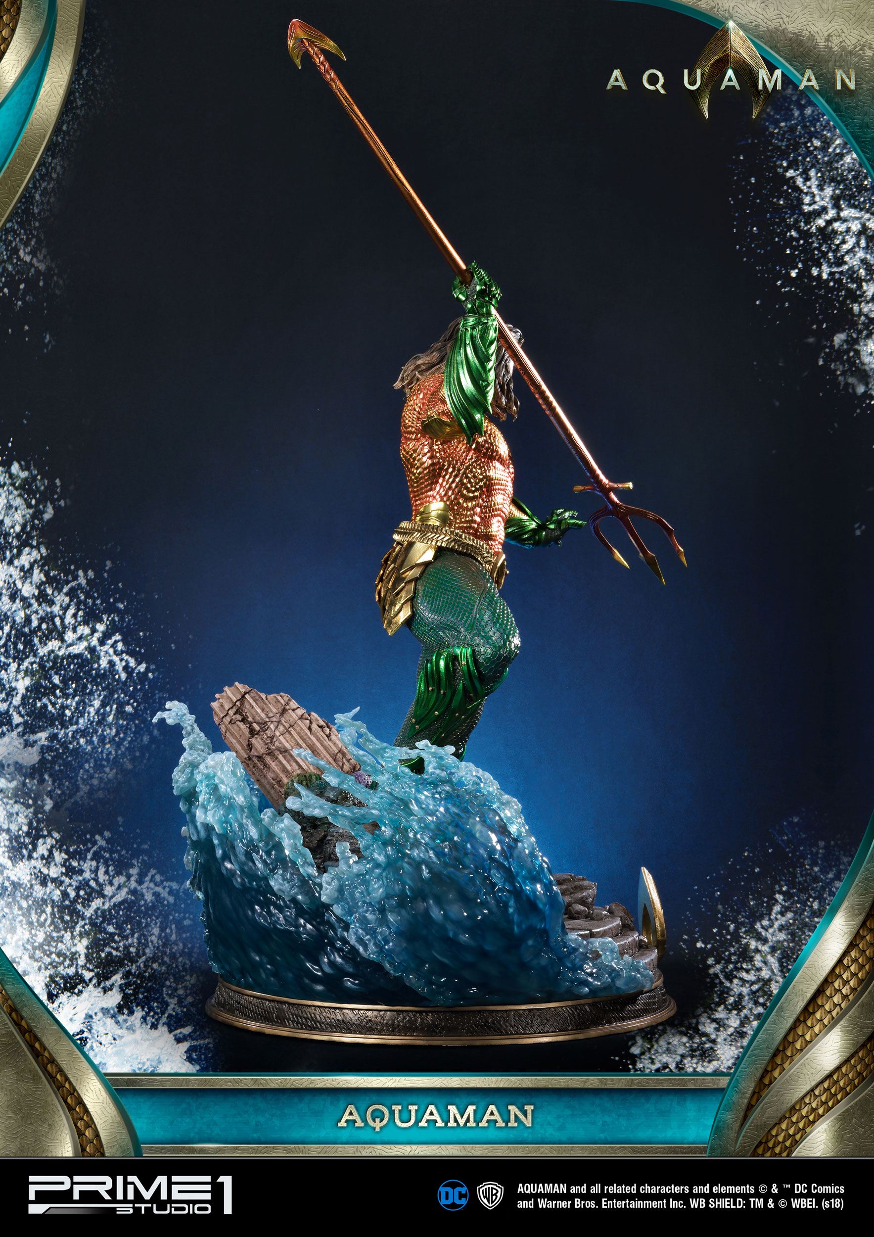 Aquaman Statue Aquaman 88 cm Cartoon Doll Toys