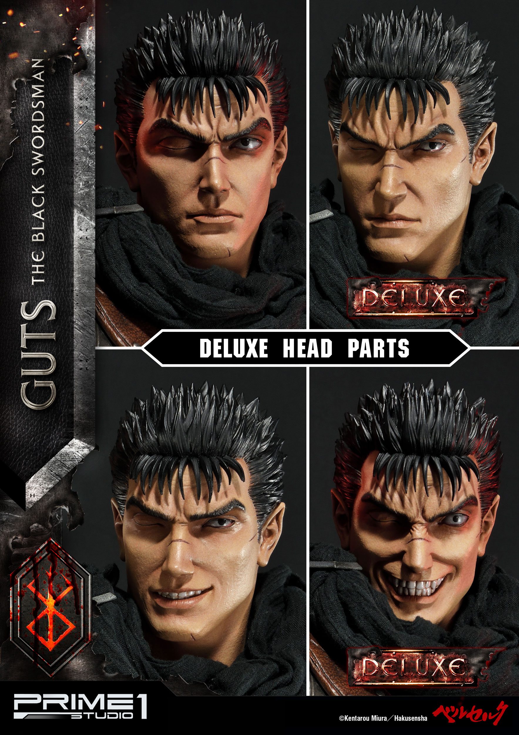 Berserk Museum Masterline Guts (Black Swordsman Ver.) Deluxe 1/3 Scale  Statue