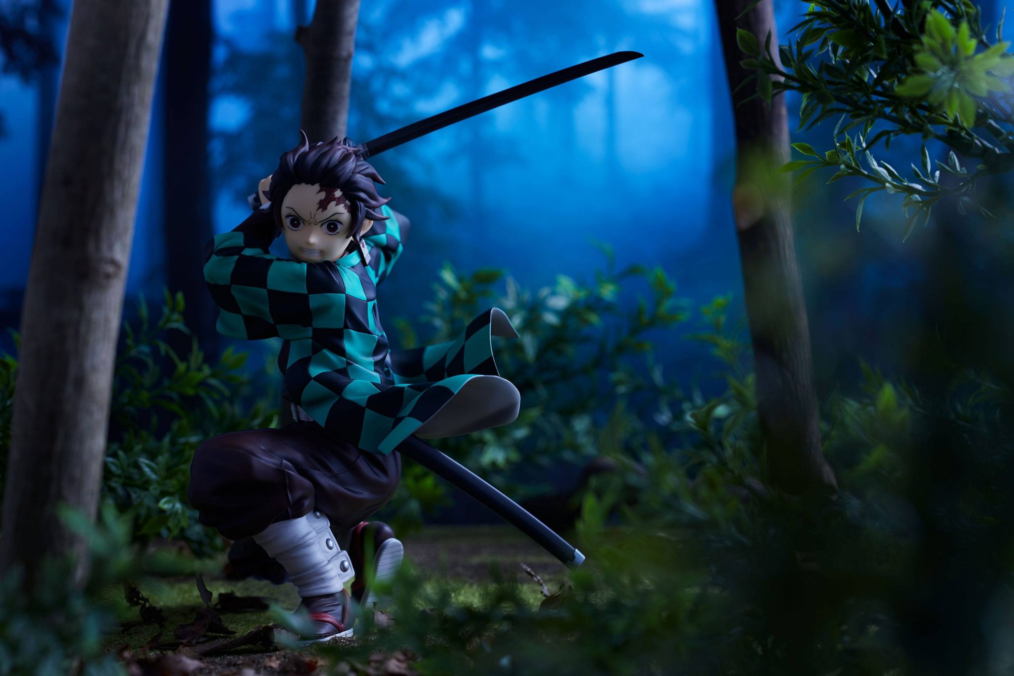 demon slayer tanjiro kamado statue