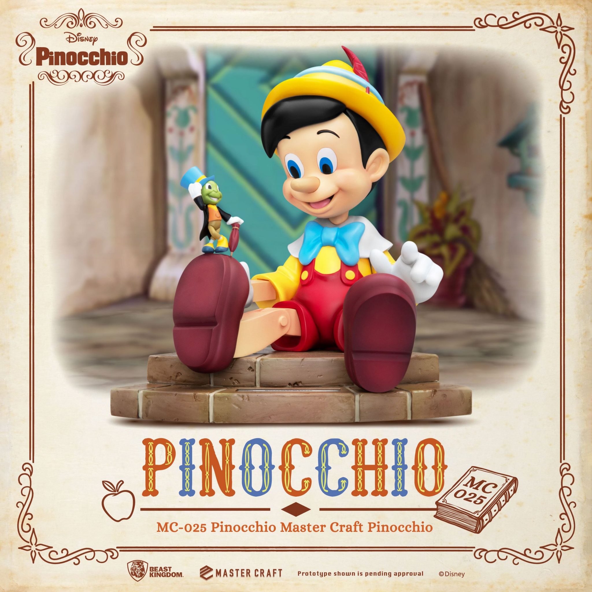 Disney Master Craft Statue Pinocchio 27 cm Cartoon Doll Toys