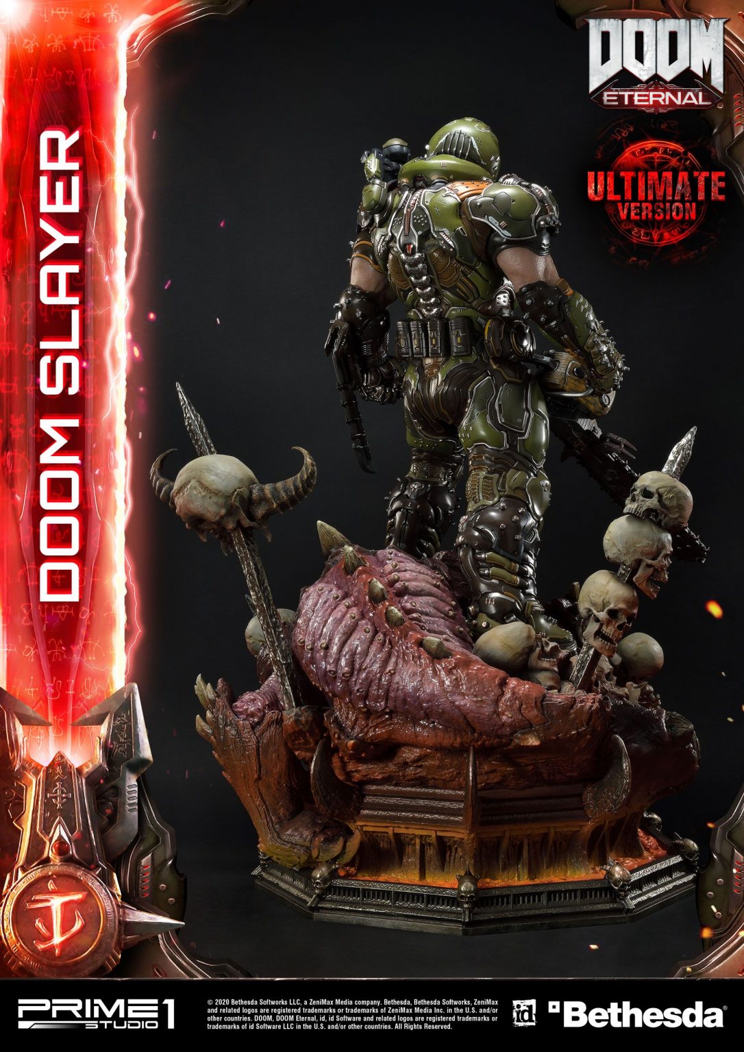 Doom Eternal Statue Doom Slayer Ultimate Version 110 cm Cartoon Doll Toys