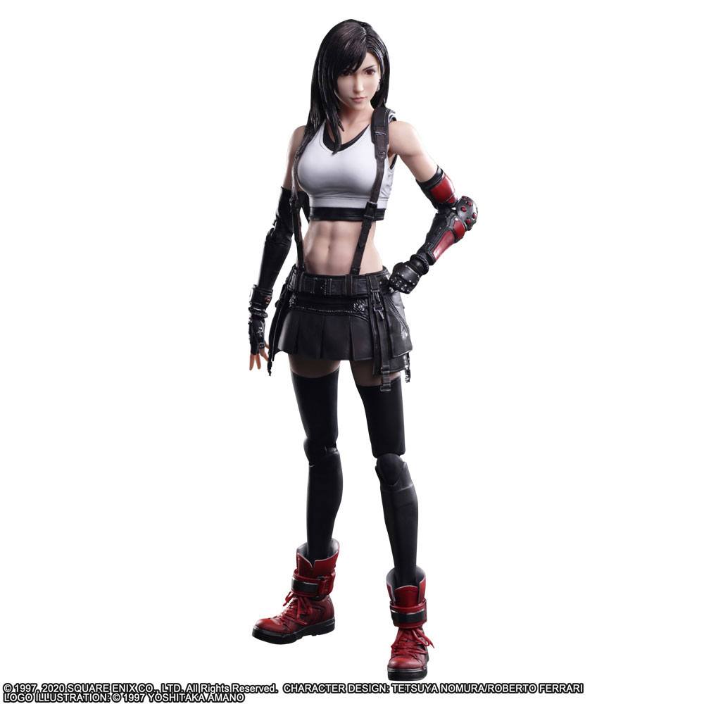 Final Fantasy VII Remake Play Arts Kai Action Figure Tifa Lockhart Cm Cartoon Doll Toys