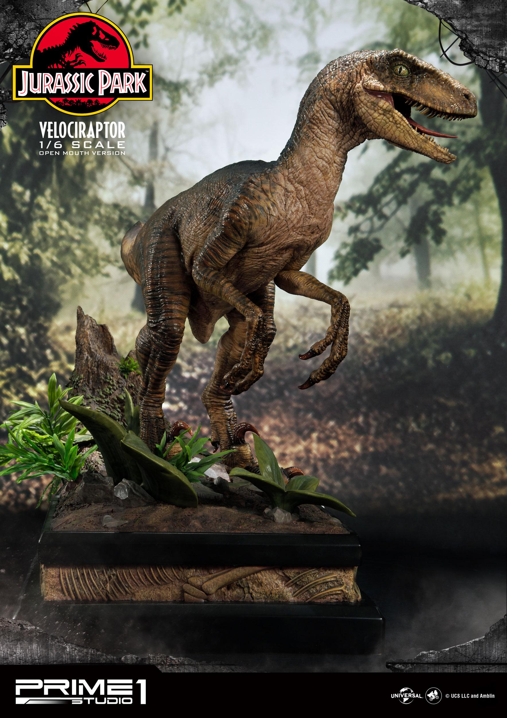 JURASSIC PARK - Statuette 1/6 - Velociraptor - 41cm : :  Figurine Prime 1 Studio Jurassic Park