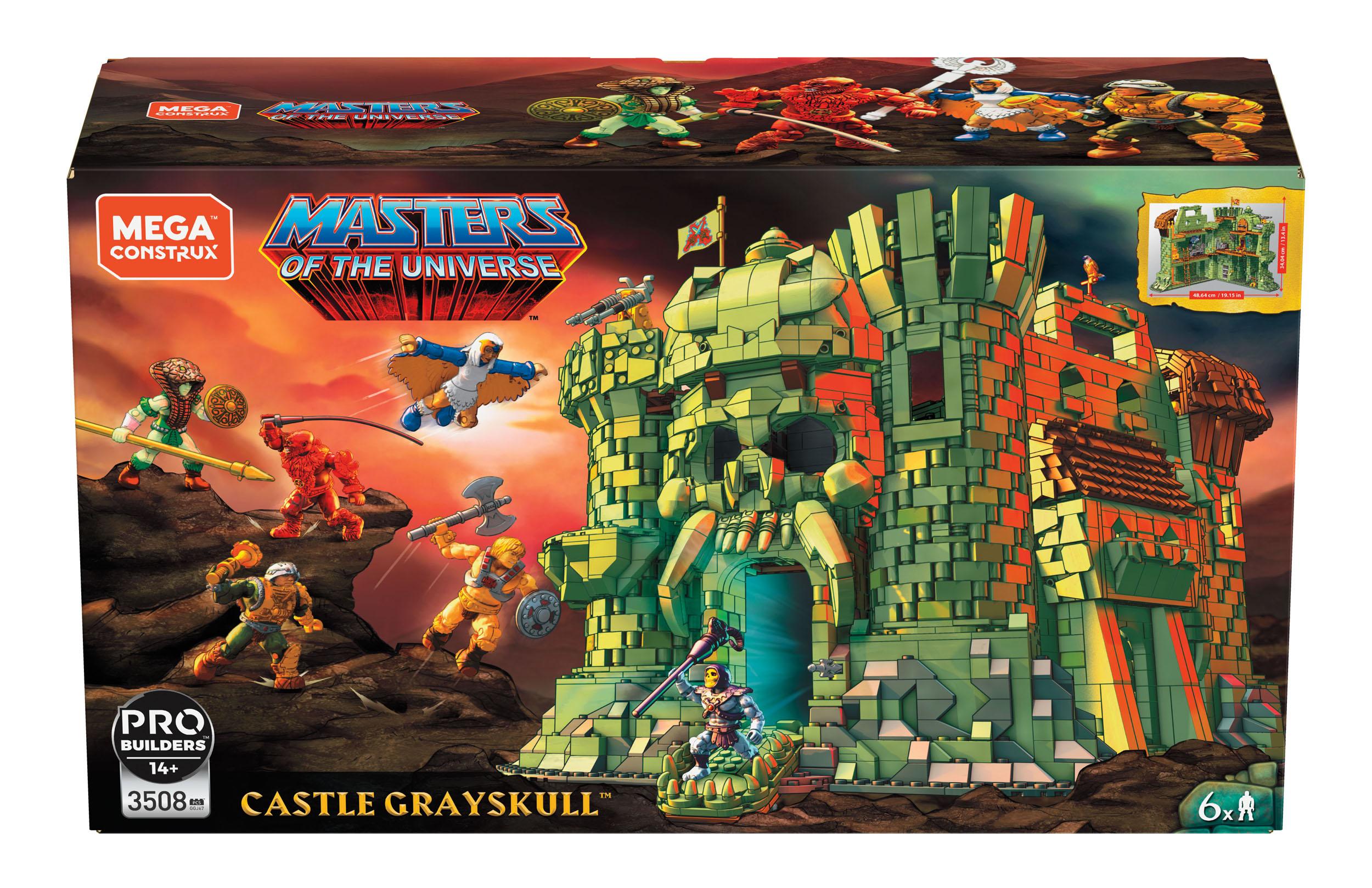 mega construx probuilder masters of the universe castle grayskull