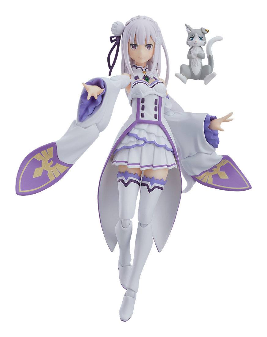 Re Zero Starting Life In Another World Figma Action Figure Emilia 14 Cm Cartoon Doll Toys