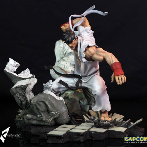 Street Fighter Mixed Media Statue 1/4 Akuma Ultimate Exclusive 58 cm  Cartoon Doll Toys